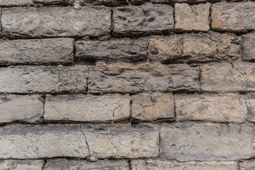 Rustic Style. Gray Brick wall.