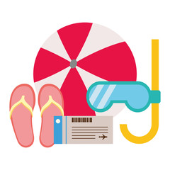 vacations ball sandals snorkel tickets