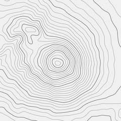 Topographic map lines background. Abstract vector illustration. Contour vector map.