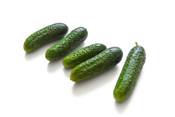Cucumbers with pimples