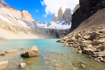 Torres del Paine view, Base Las Torres viewpoint, Chile