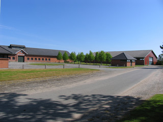 Großer Bauernhof im Hinterland von Klitmøller, Landwirtschaft, Nordseeküste, Jammerbucht,...