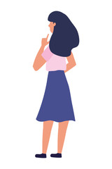 Isolated woman design vector illustration