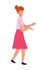 Isolated woman design vector illustration