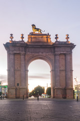 Fototapeta na wymiar Arco de la calzada