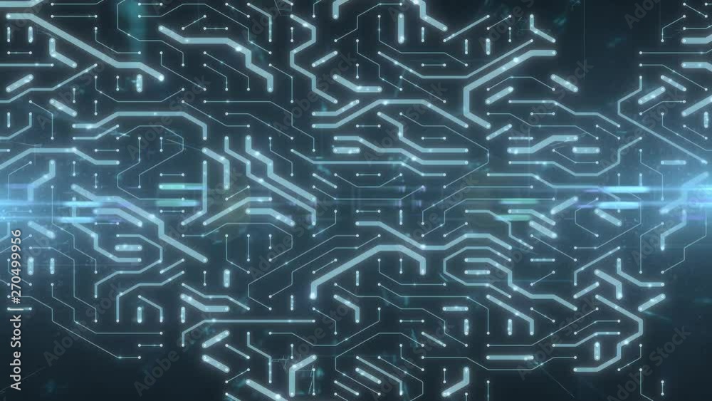 Wall mural usa circuit board technology engineering design of digital computer network