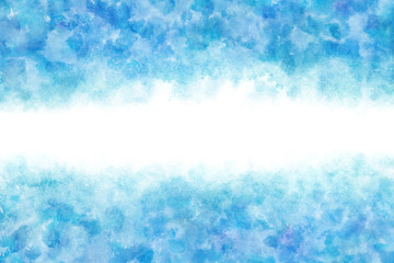 空 雲 青 夏 水彩 背景