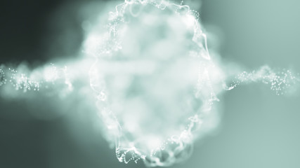 Abstract soft defocused glittering light particles  