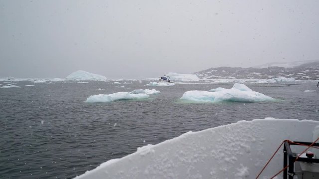 Arctic iceberg in Arctic Ocean, Greenland