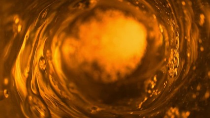 Super slow motion of pouring fuel oil in whirl shape. Filmed on high speed cinema camera, 1000 fps. - Powered by Adobe