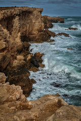 Crashing waves at Robe, South Australia
