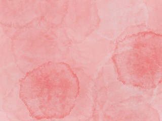 pink background with watercolor stains