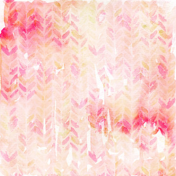 Watercolor Chevron Drips