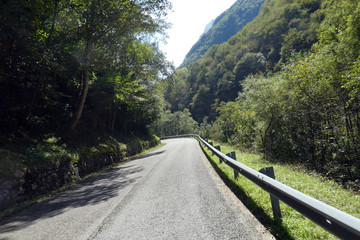 Motorradfahren im Valle del Mis