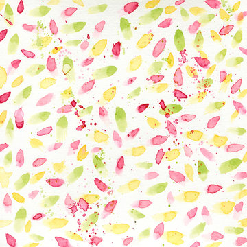 Spring Watercolor Brush Strokes