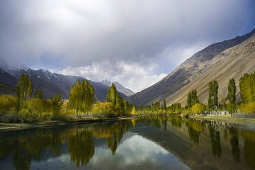 Beautiful View of Phandar Valley Gilgit-Baltistan, Pakistan in a day time.
