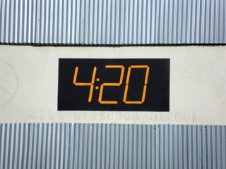 420 Numbers on side of Building