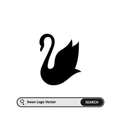 Swan Logo Template, Colorful, can use for landing page, template, ui, web, mobile app, poster, banner, flyer, stickers, Business Name, EPS 10