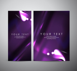 Abstract purple shining pattern digital - Vector Background. Brochure business design.