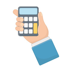 Isolated Calculator design vector illustration