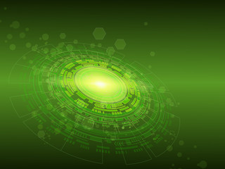 technology background soft green