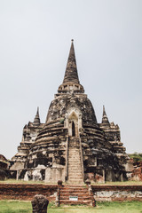 Fototapeta na wymiar ON 26 May 2019,The old famous temple in Thailand world heritage / Wat Phrasrisanphet