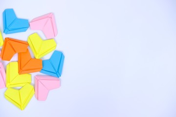 abstract colorful background with cubes