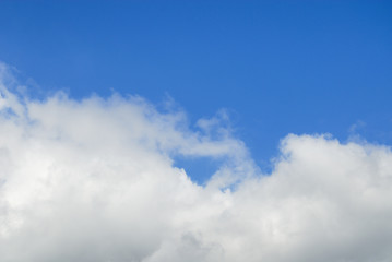 blue sky with clouds