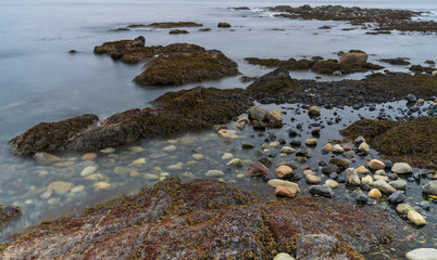 The Rocky Coast of Crescent Bay On The Ocean