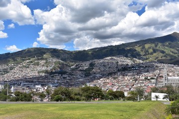 Fototapeta premium City View of Quito in Ecuador