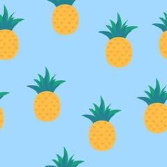 Pattern for making background, yellow pineapple Image for background