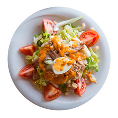 Salad Xatonada with tuna, escarole