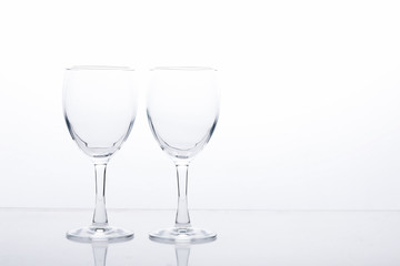 water in wine glass , Water splash