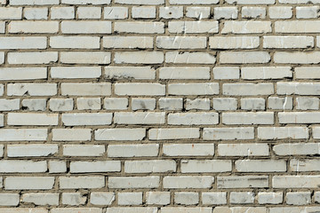 Old brick wall texture close up. Brick wall background