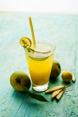 Aam Panna/panha or Salty and sweet Green Mango Juice