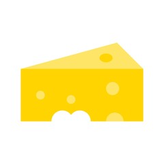Cheese vector, Barbecue related flat style icon