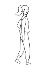 Isolated woman design vector illustration