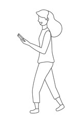 Isolated woman design vector illustration