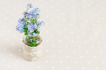 Forget me not flowers.
