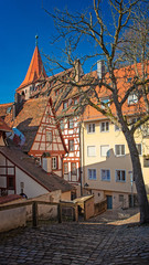 Houses in the old town of Nuremberg