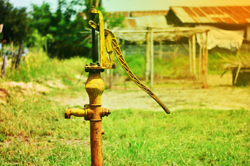 Fototapeta premium old water pump