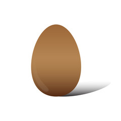 Egg vector on white background