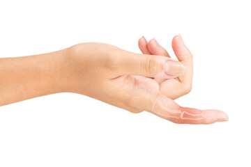 finger bone pain white background finger injury