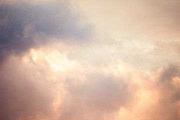 Sky with clouds