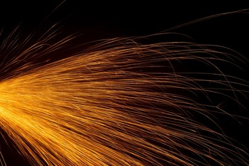Fantastic sparks in the dark view