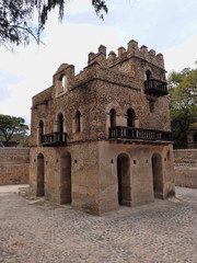 Gondar, Ethiopia, Fasilides Bath, where an annual ceremony takes place, where it is blessed and then open for bathing.