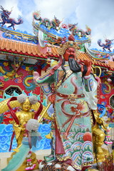 Shrine Statues Dragons Other Respectable Statues Chinese Art Thailand