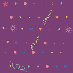 abstract purple background with holiday elements