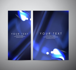 Abstract blue shining pattern digital - Vector Background. Brochure business design.