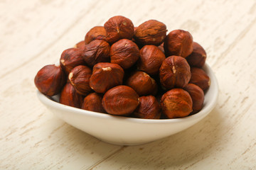 Hazelnut heap